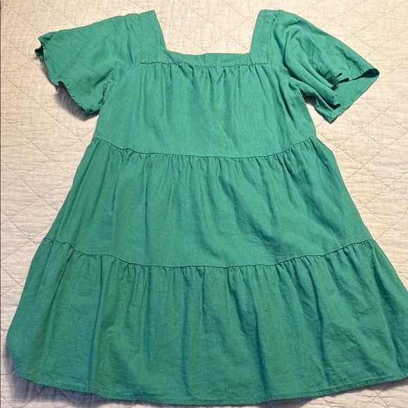 LOFT Dresses & Skirts - Loft green linen dress